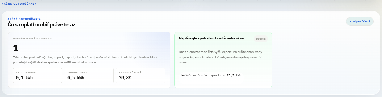 NestStats action recommendations screenshot